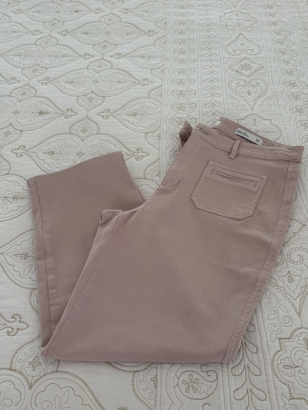 Jjill  High-Rise Straight Leg Pants - Dusty Rose